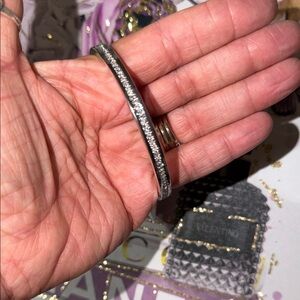 Chic Silver Bangle Bracelet